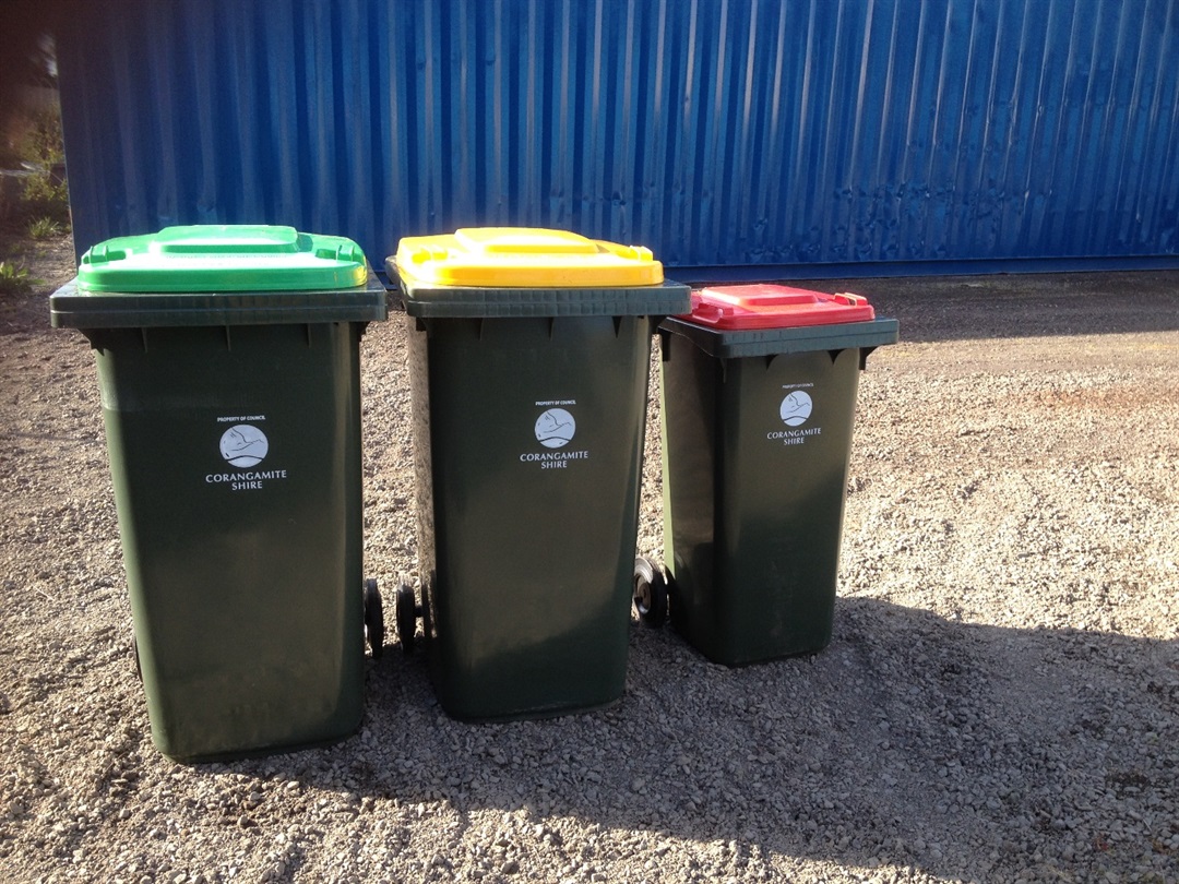 Rubbish collection services Corangamite Shire